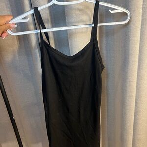 No Boundaries Black Ribbed Top